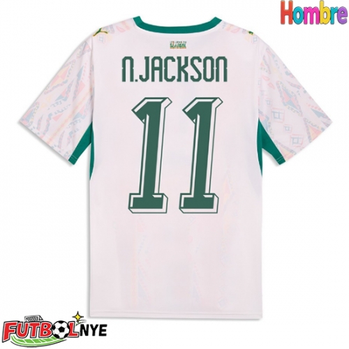 Camiseta Senegal Nicolas Jackson #11 Primera Equipación Mundial 2026 manga corta
